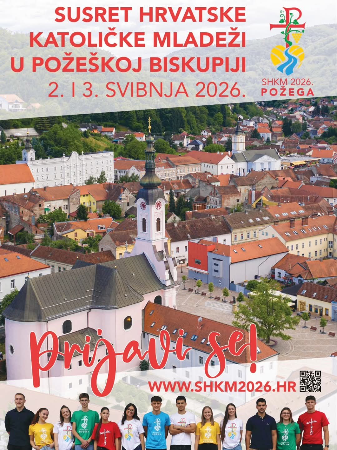 SUSRET HRVATSKE KATOLIČKE MLADEŽI U POŽEGI 02. i 03. SVIBANJ 2026