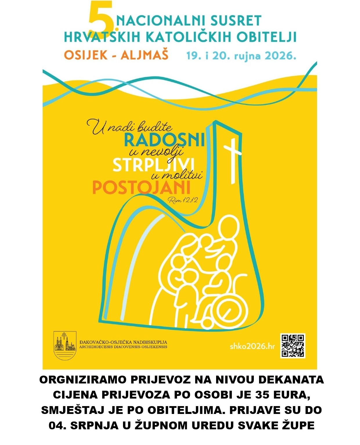 NACIONALNI SUSRET OBITELJI OSIJEK  - ALJMAŠ 19. i  20. RUJAN 2026.
